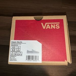 never worn vans